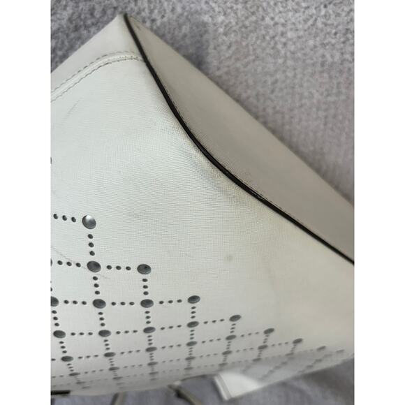 Michael Kors White Large Large Carryall Tote AS IS #62442 - Picture 7 of 16